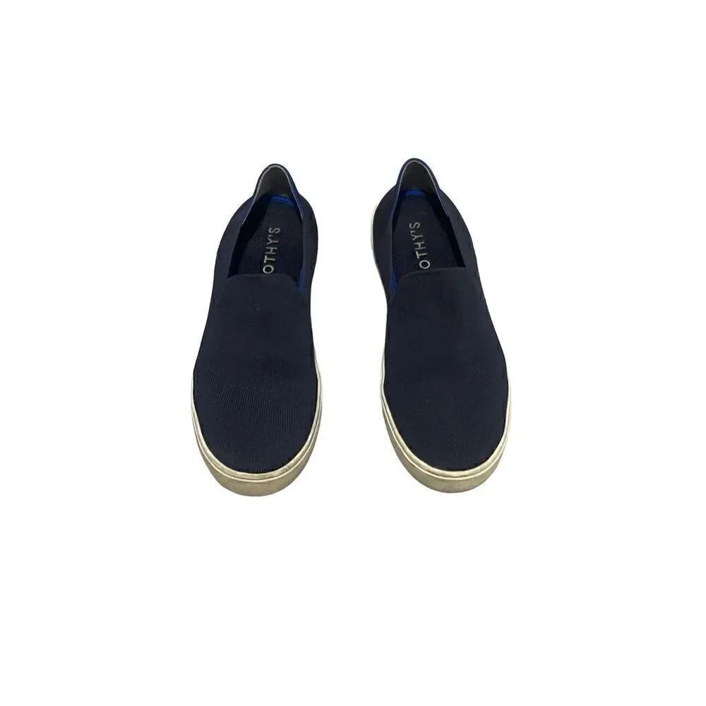Rothy’s The Original Slip On Sneaker Navy Women’s Size 9.5